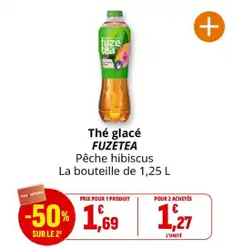 Coccinelle Supermarché FUZETEA Thé glacé offre