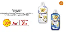 Coccinelle Supermarché Cajoline Adoucissant offre