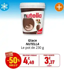 Coccinelle Supermarché Nutella Glace offre