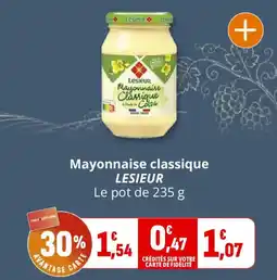 Coccinelle Supermarché LESIEUR Mayonnaise classique offre