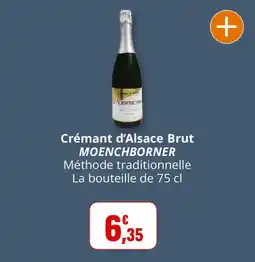 Coccinelle Supermarché MOENCHBORNER Crémant d'Alsace Brut offre