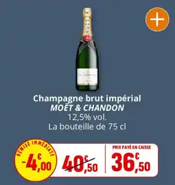 Coccinelle Supermarché MOËT & CHANDON Champagne brut impérial offre