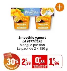 Coccinelle Express LA FERMIÈRE Smoothie yaourt offre