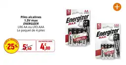 Coccinelle Supermarché Energizer Piles alcalines offre