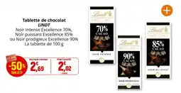 Coccinelle Express LINDT Tablette de chocolat offre