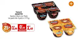 Coccinelle Supermarché Danette Yaourt offre