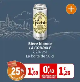 Coccinelle Express LA GOUDALE Bière blonde offre