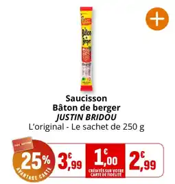 Coccinelle Express JUSTIN BRIDOU Bâton de berger offre