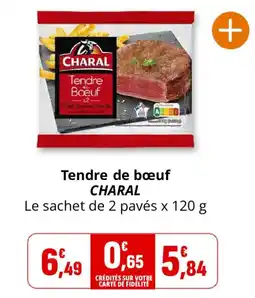 Coccinelle Express CHARAL Tendre de bœuf offre