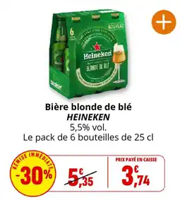 Coccinelle Express HEINEKEN Bière blonde de blé offre