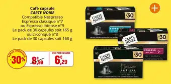 CARTE NOIRE Café capsule