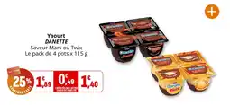 Coccinelle Express Danette Yaourt offre