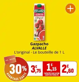 Coccinelle Supermarché Alvalle gazpacho offre