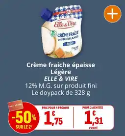 Coccinelle Express ELLE & VIRE Crème fraiche épaisse Légère offre