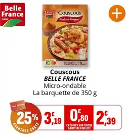 Coccinelle Supermarché Belle France Couscous offre