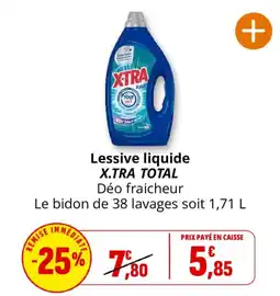 Coccinelle Express X.TRA TOTAL Lessive liquide offre