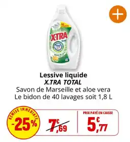 Coccinelle Express X.TRA TOTAL Lessive liquide offre