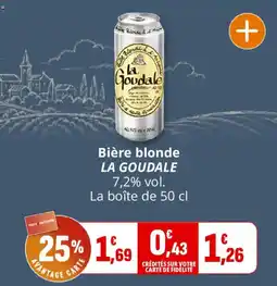 Coccinelle Supermarché LA GOUDALE Bière blonde offre