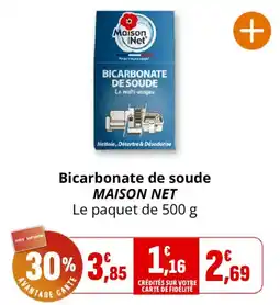 Coccinelle Supermarché MAISON NET Bicarbonate de soude offre