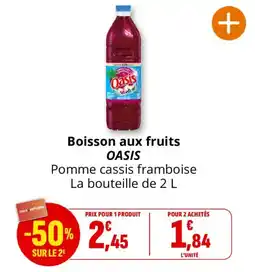 Coccinelle Supermarché OASIS Boisson aux fruits offre