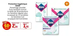 Coccinelle Supermarché Nana Protection hygiénique offre