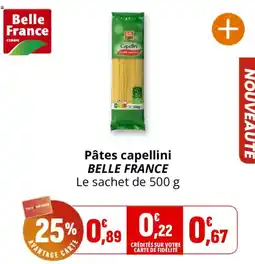 Coccinelle Supermarché Belle France Pâtes capellini offre