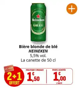 Coccinelle Express HEINEKEN Bière blonde de blé offre