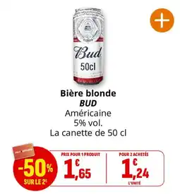 Coccinelle Express BUD Bière blonde offre