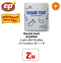 Coccinelle Express ECOPRIX Essuie-tout offre