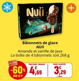 Coccinelle Supermarché NUII Bâtonnets de glace offre
