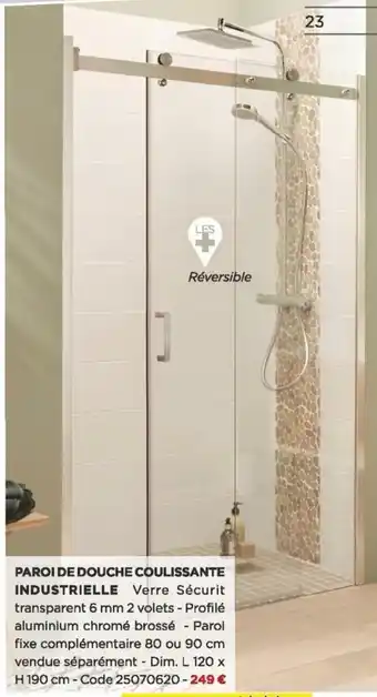 Bricomarché Paroi de Douche Coulissante offre