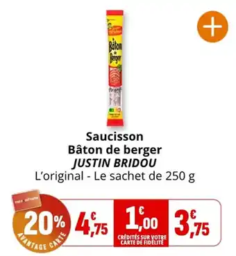 JUSTIN BRIDOU Bâton de berger