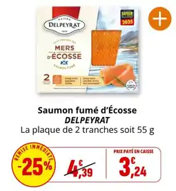 Coccimarket DELPEYRAT Saumon fumé d'Écosse offre