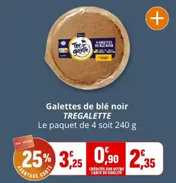 Coccimarket TREGALETTE Galettes de blé noir offre