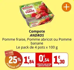Coccimarket ANDROS Compote offre