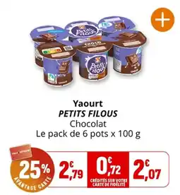 Coccimarket PETITS FILOUS Yaourt offre