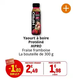 Coccimarket HIPRO Yaourt à boire Protéiné offre