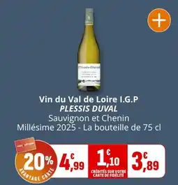 Coccimarket PLESSIS DUVAL Vin du Val de Loire I.G.P offre