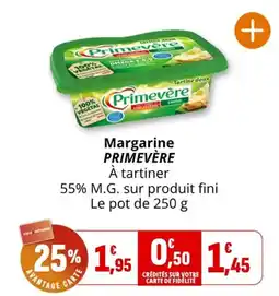 Coccimarket Primevère Margarine offre