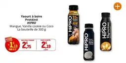 Coccimarket HIPRO Yaourt à boire Protéiné offre
