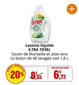 Coccimarket X.TRA TOTAL Lessive liquide offre