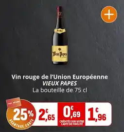 Coccimarket VIEUX PAPES Vin rouge de l'Union Européenne offre