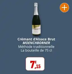 Coccimarket MOENCHBORNER Crémant d'Alsace Brut offre