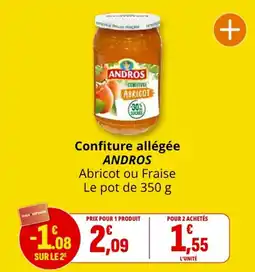 Coccimarket ANDROS Confiture allégée offre