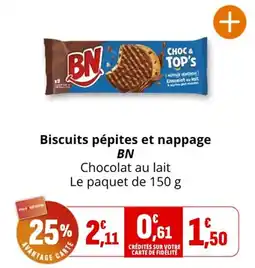 Coccimarket BN Biscuits pépites et nappage offre