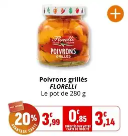 Coccimarket FLORELLI Poivrons grillés offre