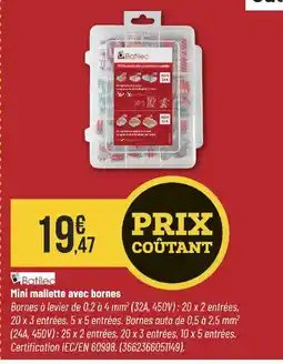 Bricorama Batilec Mini mallette avec bornes offre