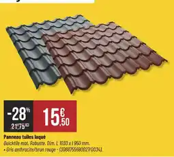 Bricorama Quicktile mat. Panneau tuiles laqué offre