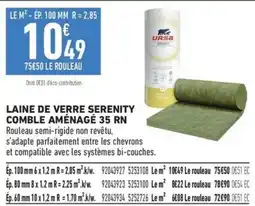 Brico Cash URSA Laine de verre Serenity offre