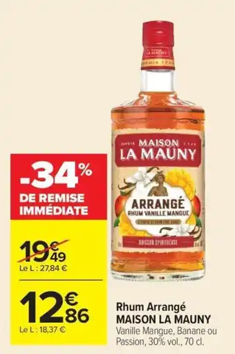 MAISON LA MAUNY Rhum Arrangé